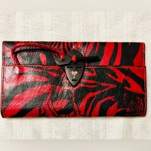 African Handmade 100% Ginuwine leather clutch NWT